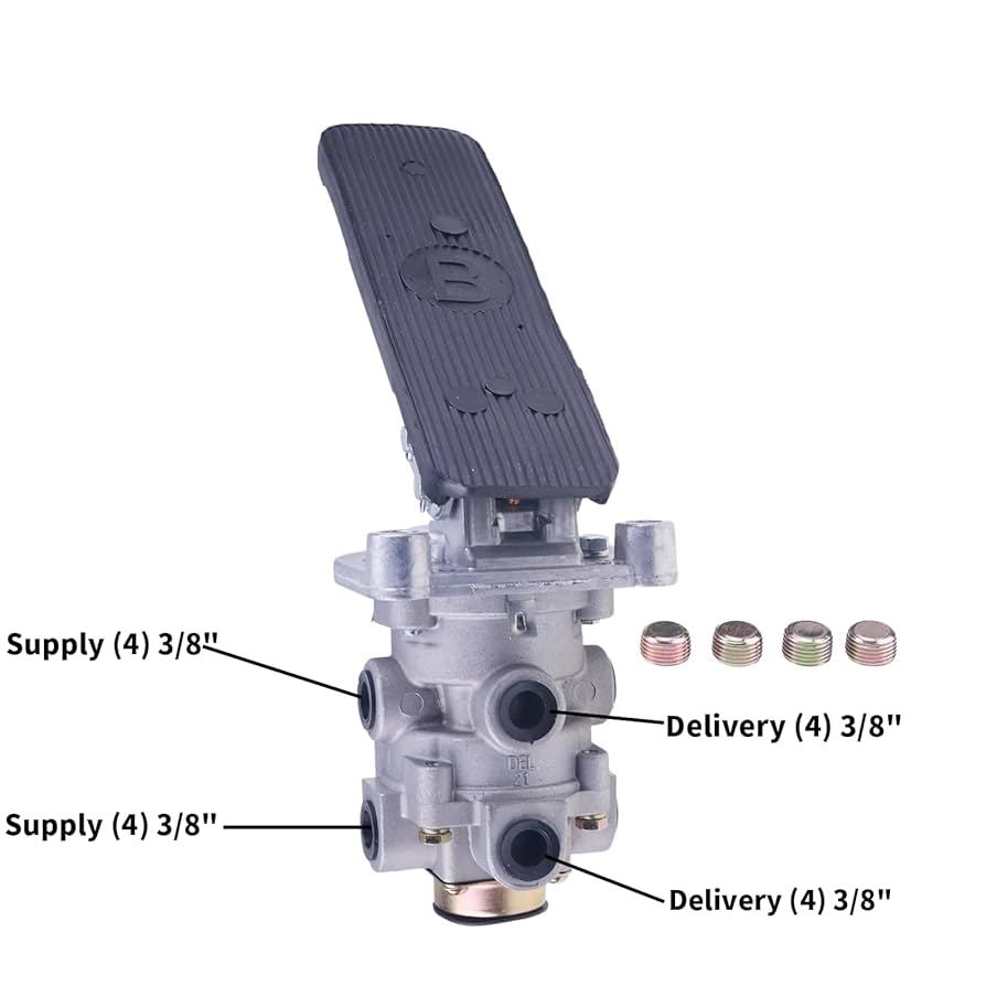Amazon.com: WQSING E6 Foot Brake Valve w/Treadle Assembly